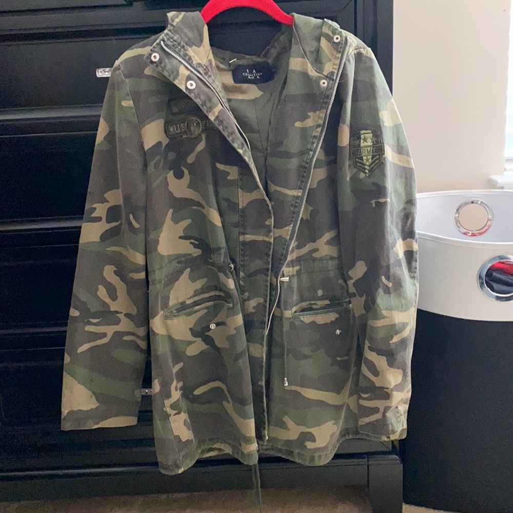 LA Coalition army camo jacket